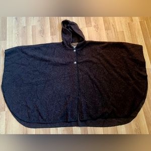 Bear Ridge Outfitters Hooded Brown Poncho 30% Wool USA XL/2X